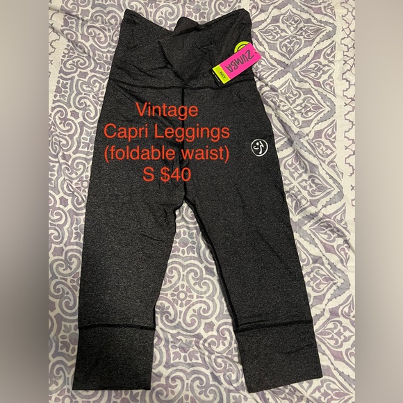 Vintage Zumba®️ Capri Leggings - S - Picture 1 of 1